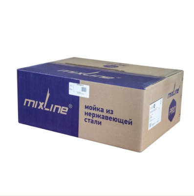 Мойка настол.монтаж 50х50 (3,0) вып 3 1/2  MIXLINE PRO 20см с сифоном (бронза)