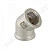 Угольник 15 (1/2") ВН 45° латун. никель. Valtec (VTr.091.N.0004)