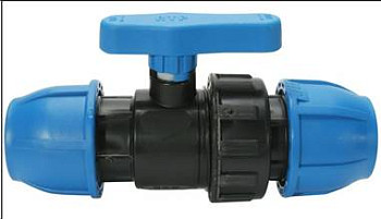 Кран 40 компрес. для ПЭ труб (М)