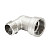 Угольник 20х15 (3/4"х1/2") ВР-НР латун. никель. STI