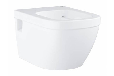 Унитаз подвесной безободковый GROHE Euro Ceramic, каскадный смыв, видимый крепеж, альпин-белый 39538000