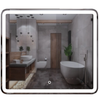 Зеркало MIXLINE "Альдо" 800*700 (ШВ) сенсорный выключатель, светодиодная подсветка