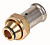 HENCO Муфта никелированная для евроконуса, латунь пресс, 16x3/4" EK 19P-1605