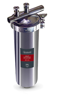 Фильтр 10SL 1/2" (в компл: нерж.сталь, картридж 100 мкм) ZSm.2203.S.1014  TIM