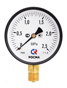 Манометр ТМ-310Р.00 63/6 (1/4", 0-6 бар, 2,5) радиальный