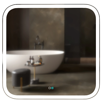 Зеркало MIXLINE "Стив-2" 700*685 сенсорный выключатель, светодиодная подсветка + подогрев