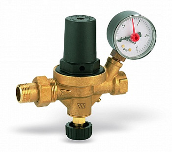 Клапан 15 (1/2") подпиточ.ALMD с маном.50мм,0-4бар Watts 10004889