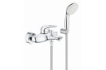 Смеситель GROHE Eurostyle New для ванны с душевым набором, хром 3359230A