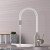 Смеситель для кухни 35k MIXLINE MLSS-0325 БЕЛЫЙ гибкий силиконовый излив