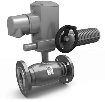 КШЦФЭ 100 Ру 16 ст. 20, полный проход под эл/привод