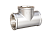 Тройник 20х15 (3/4"х1/2") ВР/ВР/ВР латунь никель, LD Pride (32шт/уп)