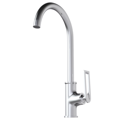 Смеситель для кухни 30k MIXLINE ML28-032 "Energy" высокий излив боковая ручка