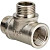 Тройник 20 (3/4") ВР-НР-НР латун. никель. Valtec (VTr.133.N.0005)