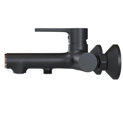 Смеситель для ванны 35k MIXLINE ML23-01 "Round Black"
