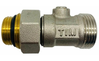 Кран для нижнего подключения радиатора (прямой) 3/4"*1/2" ME320AC