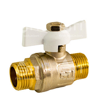 Кран 15 никел. нр/нр бабочка, вода STI