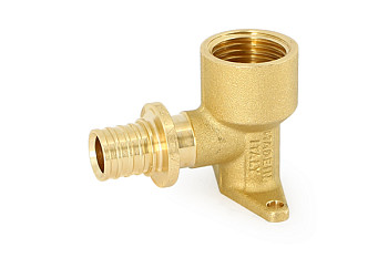 Угольник 20x1/2" водорозетка аксиальная H-40мм Uni-Fitt 750G7240(уп.10)