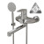 Смеситель для ванны и раковины 35k MIXLINE MLSS36-021 "Steel Kit" нерж. Смеситель для ванны и раковины 35k MIXLINE MLSS36-021 "Steel Kit" нерж.