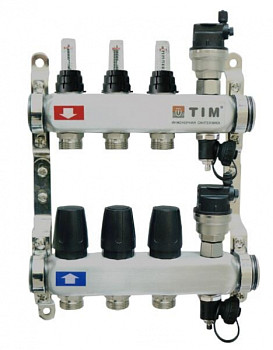 Коллекторная группа 3 вых. TIM в сборе с расходомерами KCS5003