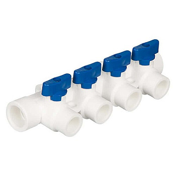 ПП Коллектор 32/5 20w с воздухоотв. СИНИЙ (MeerPlast) 