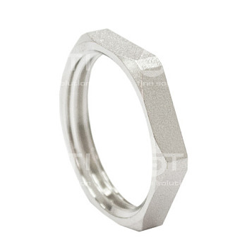 Контргайка 32 (1 1/4") латун. никель. Valtec (VTr.656.N.0007)