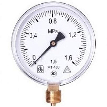 Манометр МТ-100 0-1,6 Мпа трубн. резьба Багория