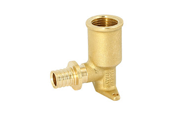 Угольник 16x1/2" водорозетка аксиальная H-55мм Uni-Fitt 750G6240 (уп.10)