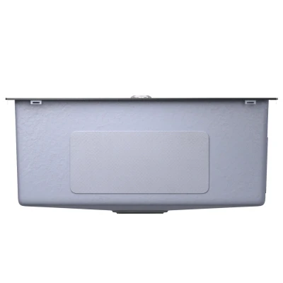 Мойка настол.монтаж 60х50 (3,0) вып 3 1/2  MIXLINE PRO 22см с сифоном (черный графит)