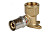 МП Угольник 16х1/2" ВР короткий установочный (Н=53мм) пресс, латунь STOUT SFP-0018-001216