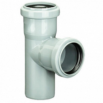 Тройник 32 87° ПП, внутр. канализация Политэк