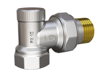 Клапан 15 Ру10 радиаторный настроечный угловой LD Pride 59.15.В-ГШ.НУ  (25шт/уп)