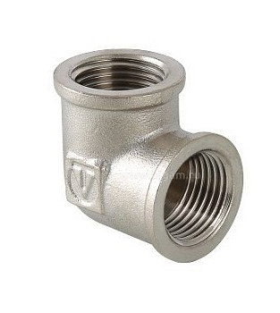 Угольник 20 (3/4") ВР латун. никель. Valtec (VTr.090.N.0005)