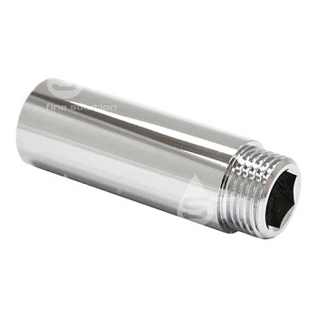 Удлинитель 15х80 (1/2"х80) вн/нр латун. никель. STI