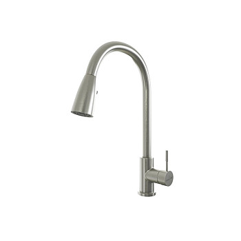 Смеситель для кухни 35k MIXLINE MLSS-0323 выдвижная лейка (длина выдвиж. шланга 1,6м)