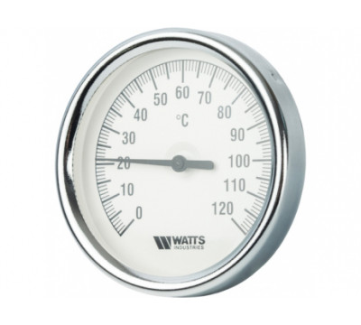 Термометр F+R801 63/50(120°С) WATTS, аксиальный, 10005800