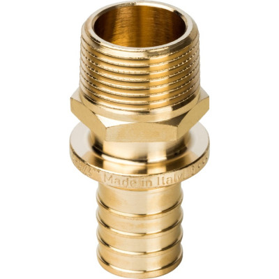 Переходник 25хR 3/4" с НР для труб из шитого полиэтилена аксиальный STOUT SFA-0001-002534