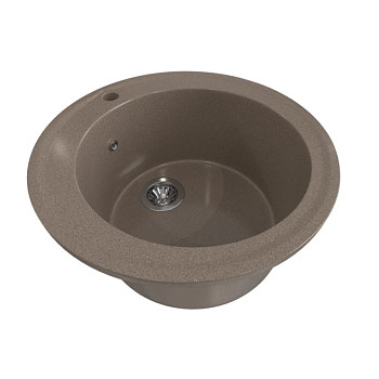 Мойкa ML-GMS01 СТАНДАРТ круглая, терракот (307), 475мм (глуб. чаши 194)