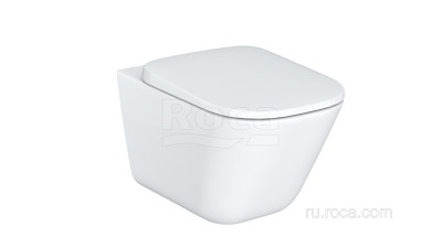 Сиденье для унитаза ROCA GAP 801472001 (микролифт, быстросъемное, тонкое, дюропласт, белый)