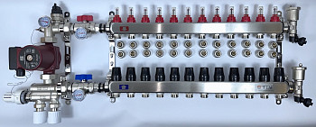 Комплект водяного теплого пола на 12 контуров до 144 кв.м.