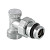 Клапан 15 (1/2"х3/4") настроечный угловой (с доп. уплотнением)  Евроконус VALTEC VT.019.NER.04