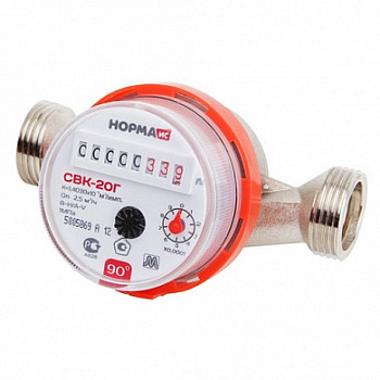 Водосчетчик 20 муфт.,СВКМ-20У Норма (универс.)