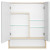 АКВАТОН Зеркало-шкаф "Сканди 70" Белый/Дуб Верона 1A252202SDB20 АКВАТОН Зеркало-шкаф "Сканди 70" Белый/Дуб Верона 1A252202SDB20