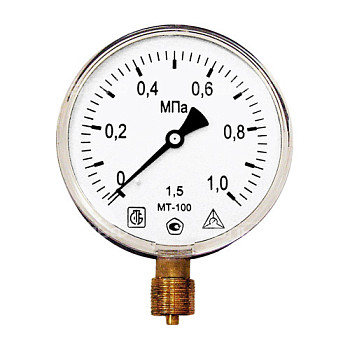 Манометр МТ-100 0-1,0 Мпа трубн. резьба Багория