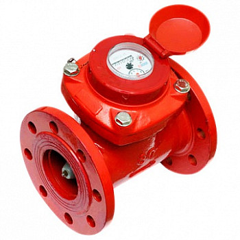 Водосчетчик 80Г СТВ фланец (красный) Норма
