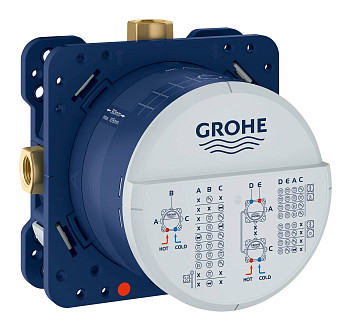 Универсальная встраиваемая часть GROHE Rapido SmartBox для вентилей, смесителей и термостатических смесителей Grohtherm SmartControl 35600000