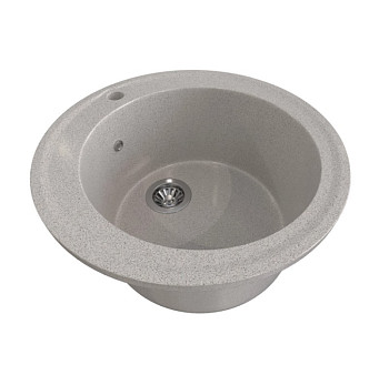 Мойкa ML-GMS01 СТАНДАРТ круглая, светло-серый (310), 475мм (глуб. чаши 194)