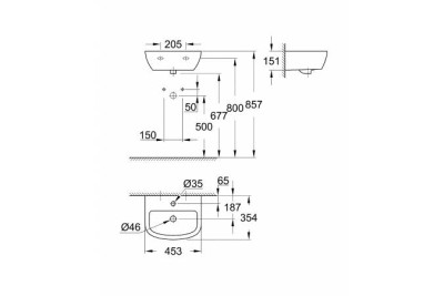 Набор для ванной комнаты GROHE Bau Ceramic NC0006