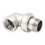 Соединитель 20 (3/4") вн/нр угловой (американка) латун. никель. Valtec (VTr.098.N.0005)