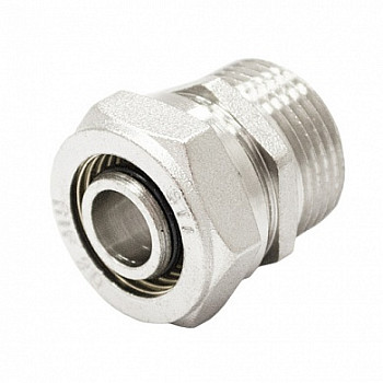 МП Соединитель 26х3/4" НР обжим. (STI)