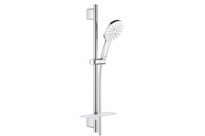 Душевой гарнитур GROHE Rainshower SmartActive 130, 3 вида струй, белая луна 26576LS0